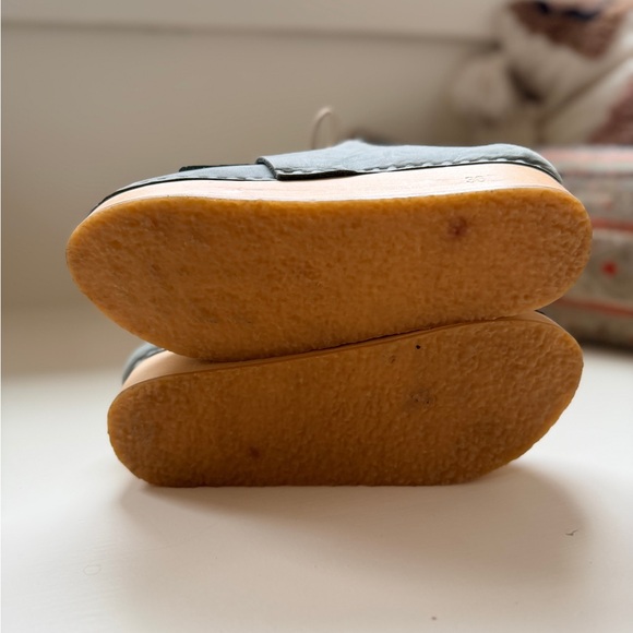 NWOT BRYR Zoe Wooden Platform Clog with Kilt Tassel Tongue in Agave - size 36 - Picture 9 of 11